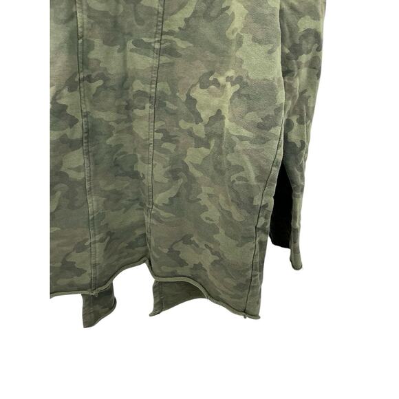 Zara Open Cardigan Hoodie Camouflage Women’s Size Medium - Picture 5 of 11